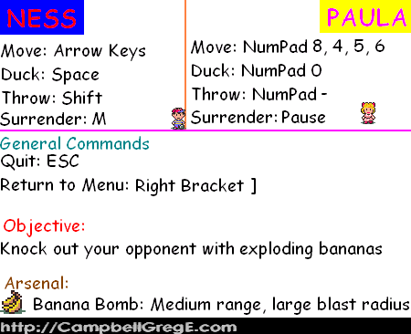 Food Fight Instructions